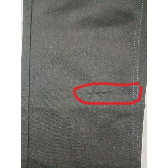 Dickies Women's Curvy Fit Skinny Leg Denim Jean Black Size 2 New - Picture 6 of 12